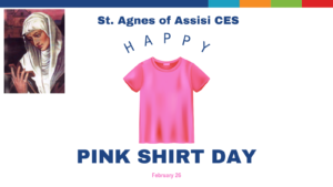 Pink Shirt Day -Wednesday, February 26th